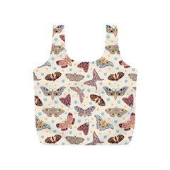 Pattern-with-butterflies-moths Full Print Recycle Bag (s) by Ket1n9