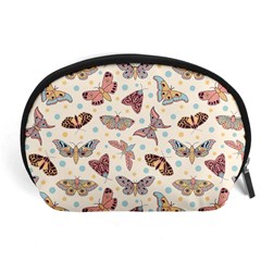 Pattern-with-butterflies-moths Accessory Pouch (large) by Ket1n9