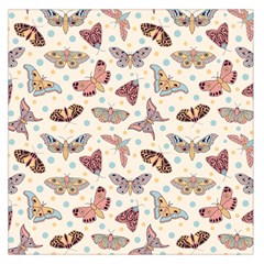 Pattern-with-butterflies-moths Square Satin Scarf (36  X 36 ) by Ket1n9