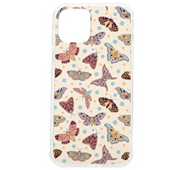 Pattern-with-butterflies-moths Iphone 12 Pro Max Tpu Uv Print Case by Ket1n9