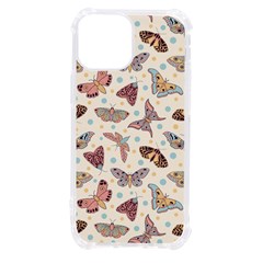 Pattern-with-butterflies-moths Iphone 13 Mini Tpu Uv Print Case by Ket1n9