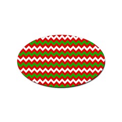 Christmas-paper-scrapbooking-pattern- Sticker Oval (10 Pack) by Grandong