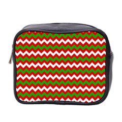 Christmas-paper-scrapbooking-pattern- Mini Toiletries Bag (two Sides) by Grandong