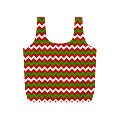 Christmas-paper-scrapbooking-pattern- Full Print Recycle Bag (s) by Grandong