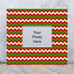 Christmas-paper-scrapbooking-pattern- White Wall Photo Frame 5  X 7  by Grandong