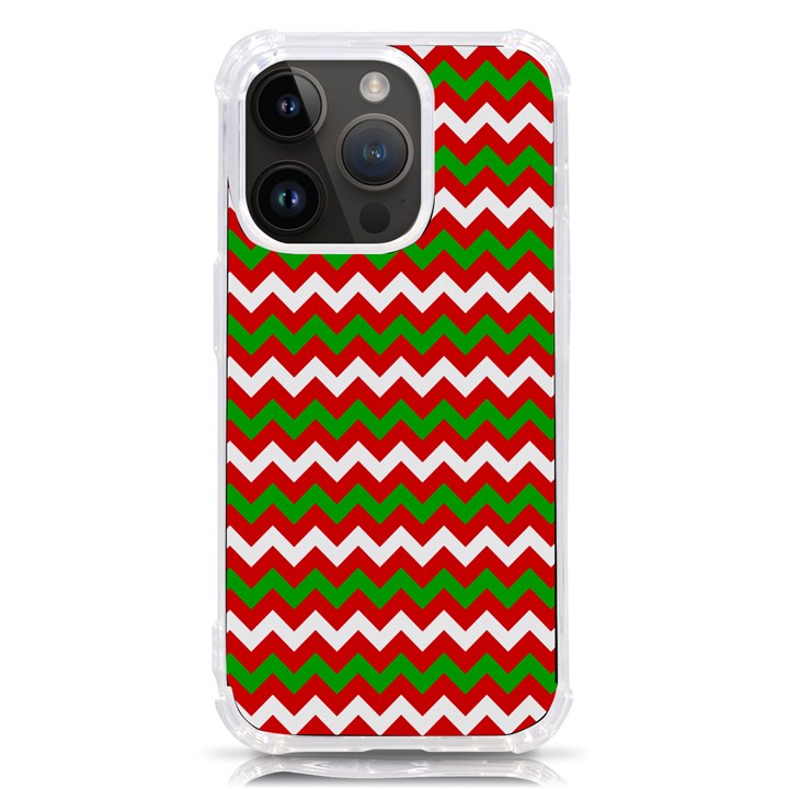 Christmas-paper-scrapbooking-pattern- iPhone 14 Pro TPU UV Print Case