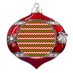 Christmas-paper-scrapbooking-pattern- Metal Snowflake And Bell Red Ornament by Grandong