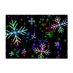 Snowflakes Snow Winter Christmas Sticker A4 (100 Pack) by Grandong