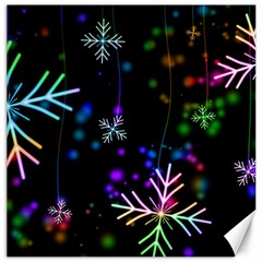 Snowflakes Snow Winter Christmas Canvas 12  X 12  by Grandong