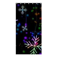 Snowflakes Snow Winter Christmas Shower Curtain 36  X 72  (stall)  by Grandong