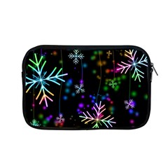 Snowflakes Snow Winter Christmas Apple Macbook Pro 13  Zipper Case by Grandong