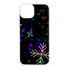 Snowflakes Snow Winter Christmas Iphone 13 Tpu Uv Print Case by Grandong