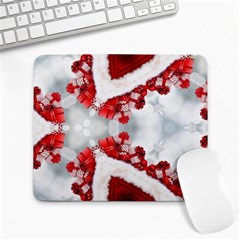 Christmas-background-tile-gifts Large Mousepad