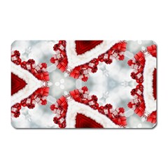 Christmas-background-tile-gifts Magnet (Rectangular)