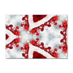 Christmas-background-tile-gifts Sticker A4 (10 pack)