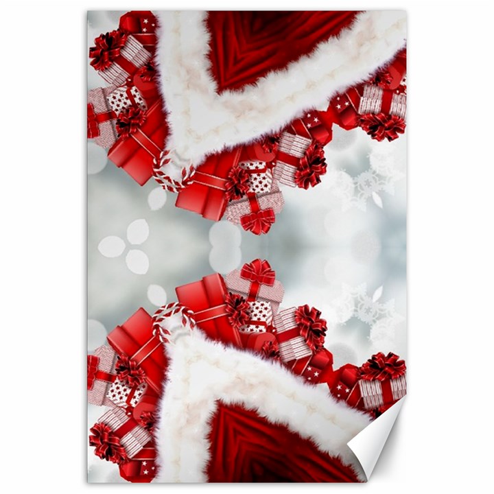 Christmas-background-tile-gifts Canvas 20  x 30 