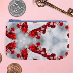 Christmas-background-tile-gifts Large Coin Purse