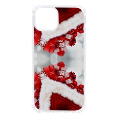 Christmas-background-tile-gifts Iphone 13 Tpu Uv Print Case