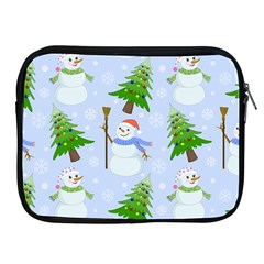 New Year Christmas Snowman Pattern, Apple Ipad 2/3/4 Zipper Cases by Grandong