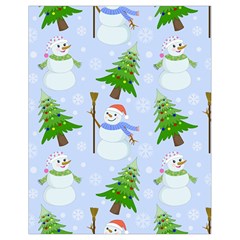 New Year Christmas Snowman Pattern, Drawstring Bag (small) by Grandong