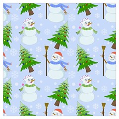 New Year Christmas Snowman Pattern, Lightweight Scarf  by Grandong