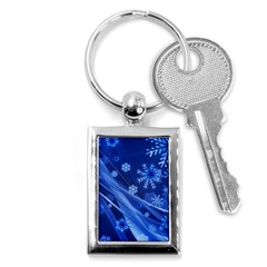 Christmas-card-greeting-card-star Key Chain (rectangle) by Grandong