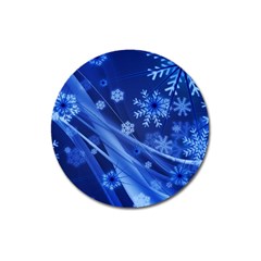 Christmas-card-greeting-card-star Magnet 3  (round) by Grandong