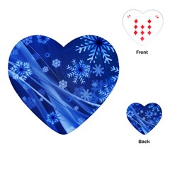 Christmas-card-greeting-card-star Playing Cards Single Design (heart) by Grandong