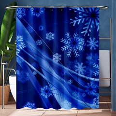 Christmas-card-greeting-card-star Shower Curtain 60  X 72  (medium)  by Grandong