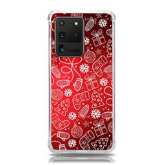 Christmas Pattern Red Samsung Galaxy S20 Ultra 6 9 Inch Tpu Uv Case by Grandong