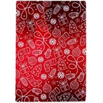 Christmas Pattern Red A4 Acrylic Clipboard Back