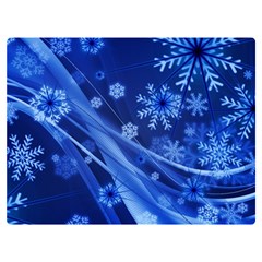 Christmas-card-greeting-card-star Two Sides Premium Plush Fleece Blanket (extra Small) by Grandong