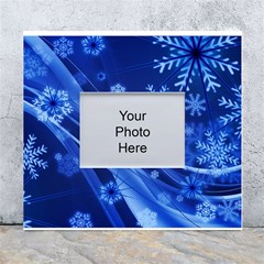 Christmas-card-greeting-card-star White Wall Photo Frame 5  X 7  by Grandong