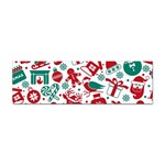 Background Vector Texture Christmas Winter Pattern Seamless Sticker (Bumper) Front