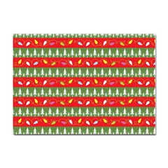 Christmas-papers-red-and-green Sticker A4 (10 Pack) by Grandong