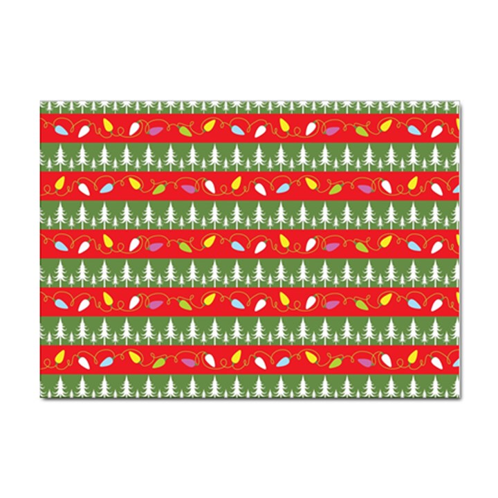 Christmas-papers-red-and-green Sticker A4 (10 pack)