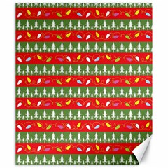 Christmas-papers-red-and-green Canvas 20  X 24  by Grandong