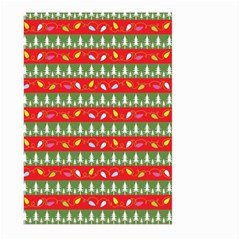 Christmas-papers-red-and-green Large Garden Flag (two Sides) by Grandong