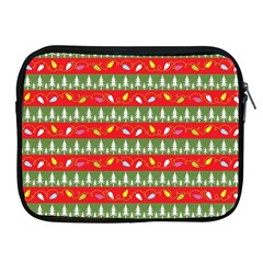 Christmas-papers-red-and-green Apple Ipad 2/3/4 Zipper Cases by Grandong