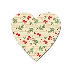 Christmas-paper-scrapbooking-- Heart Magnet by Grandong