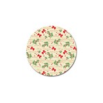 Christmas-paper-scrapbooking-- Golf Ball Marker (10 pack) Front