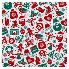 Background Vector Texture Christmas Winter Pattern Seamless Uv Print Square Tile Coaster  by Grandong