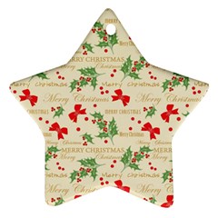 Christmas-paper-scrapbooking-- Star Ornament (two Sides) by Grandong