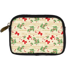 Christmas-paper-scrapbooking-- Digital Camera Leather Case