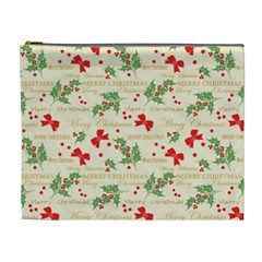 Christmas-paper-scrapbooking-- Cosmetic Bag (xl) by Grandong