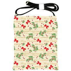 Christmas-paper-scrapbooking-- Shoulder Sling Bag by Grandong