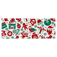 Background Vector Texture Christmas Winter Pattern Seamless Banner And Sign 8  X 3  by Grandong