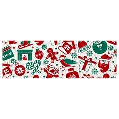 Background Vector Texture Christmas Winter Pattern Seamless Banner And Sign 12  X 4  by Grandong