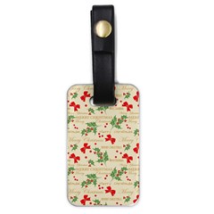 Christmas-paper-scrapbooking-- Luggage Tag (one side)