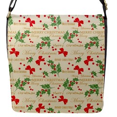 Christmas-paper-scrapbooking-- Flap Closure Messenger Bag (S)